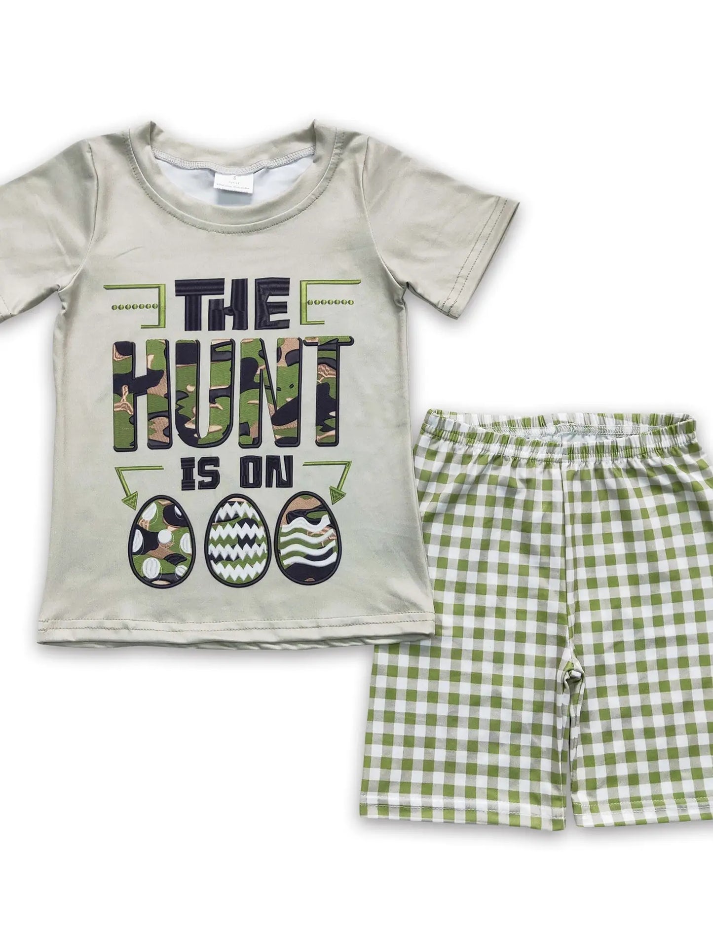 The hunt is on egg kids boy camo easter set