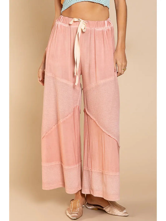 Casual Knit Culottes Pants