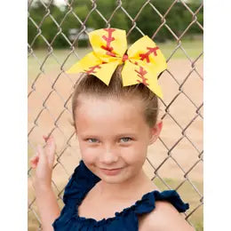 Softball Cheer Bow