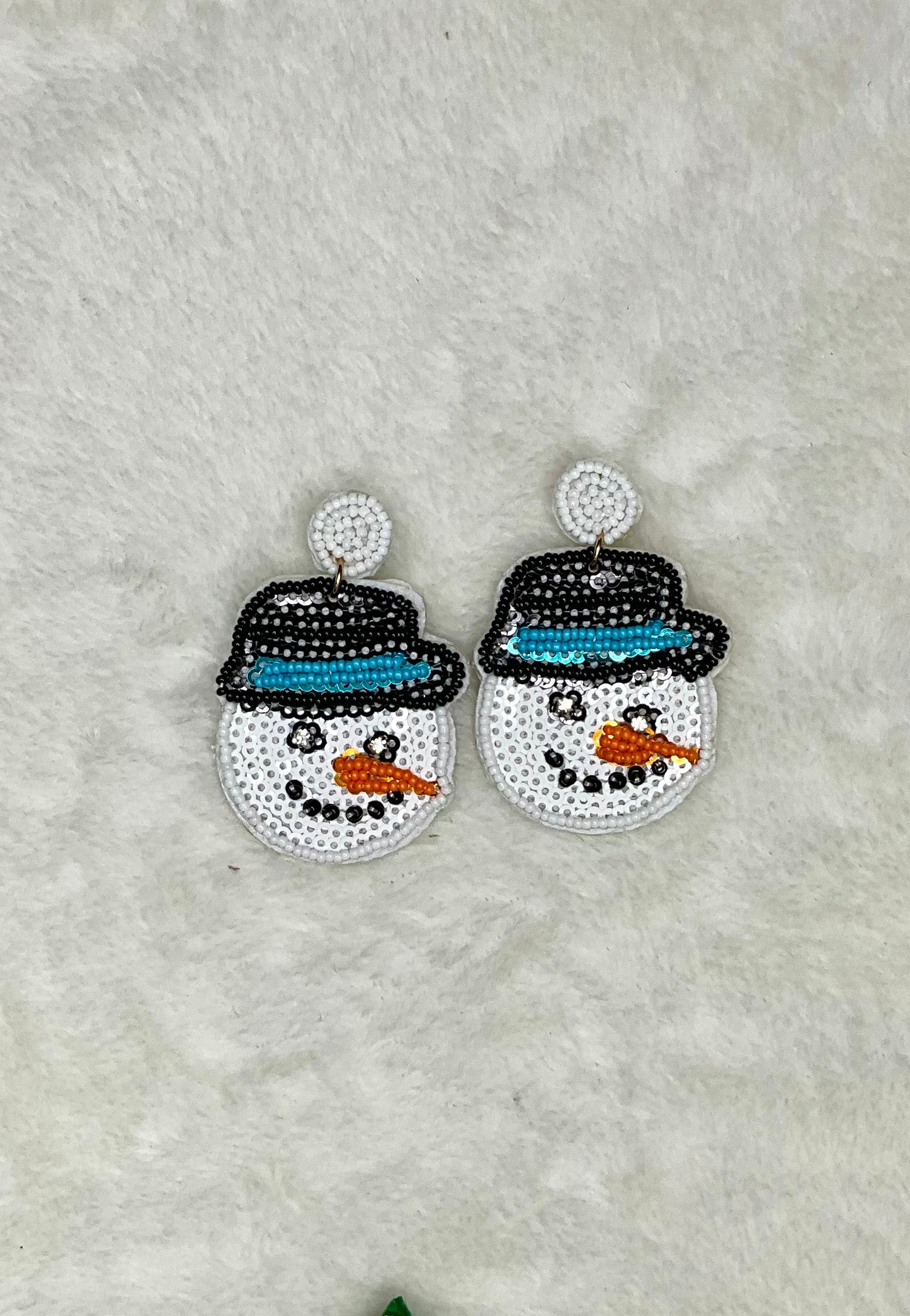 Snowman Earrings