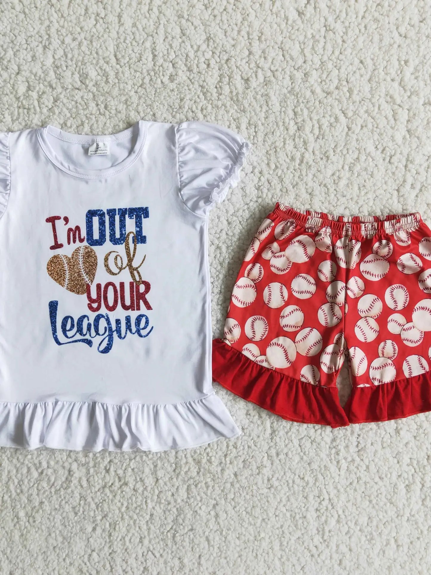 I'm out of your league baseball set