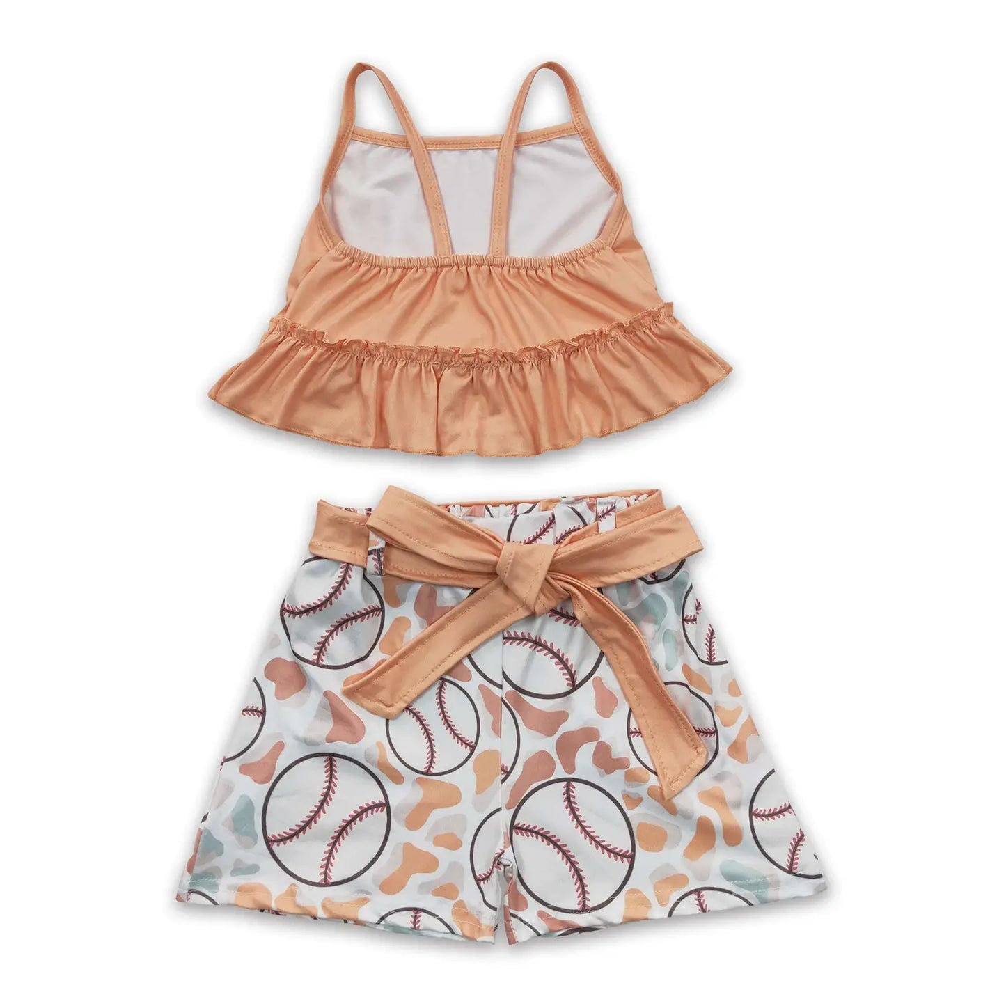 Ruffle top baseball set